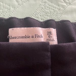Abercrombie & Fitch black trousers